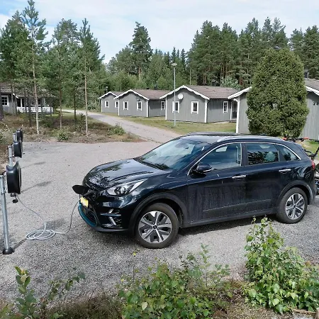 Ferienwohnung Bjoernbyn Stugby Råda Exterior foto